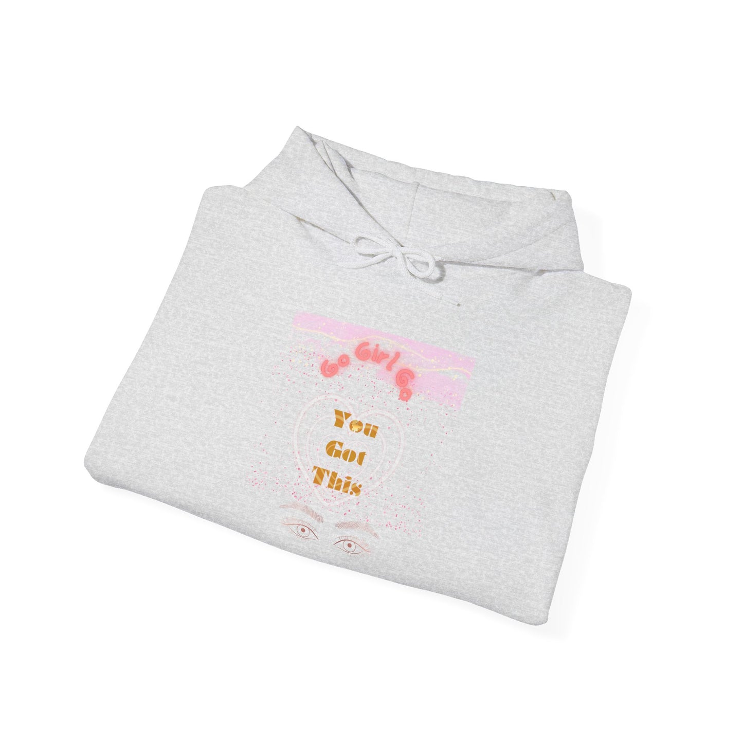 Go Girl University Hoodie — 'You Got This' Motivational Pink Graphic Hoodie