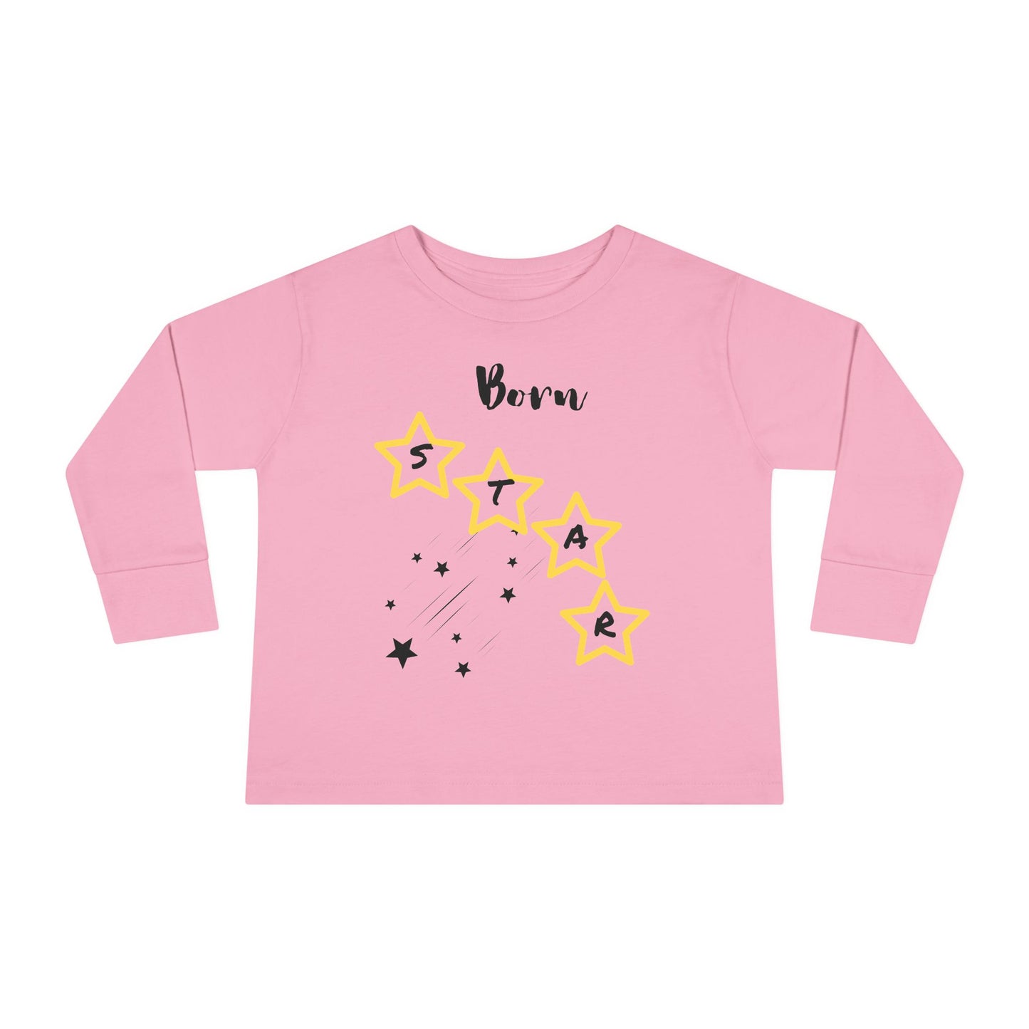 Toddler Long Sleeve Tee - Born Star Graphic Shirt