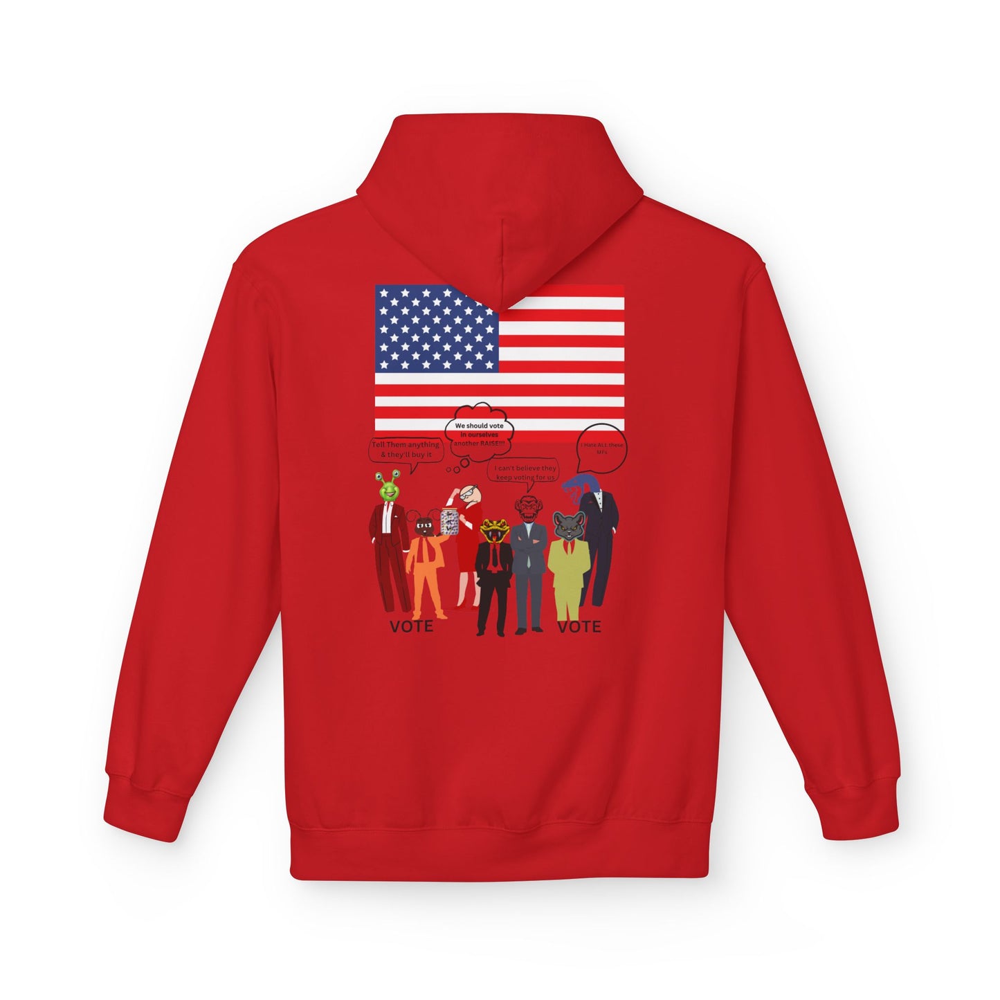 USA University 250 Yrs Hoodie — Patriotic Political Statement Graphic