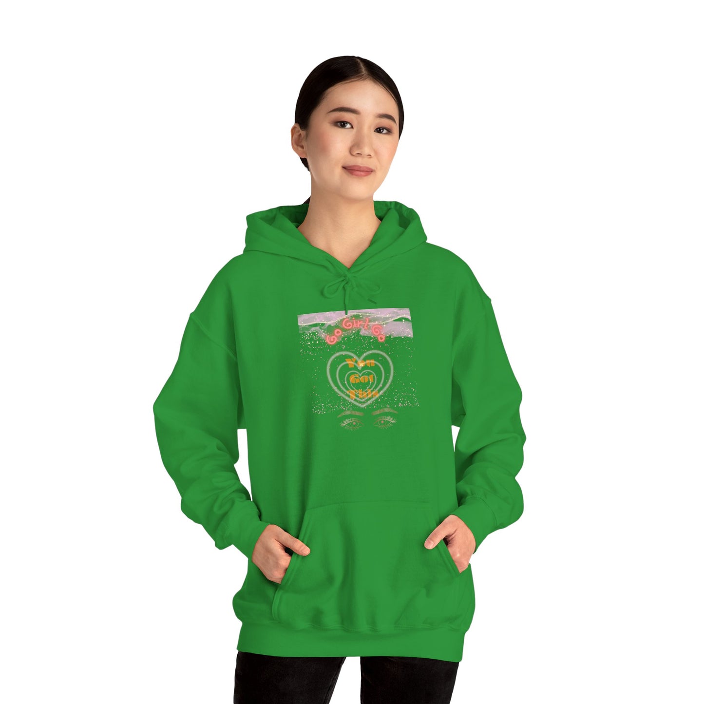 Go Girl University Hoodie — 'You Got This' Motivational Pink Graphic Hoodie