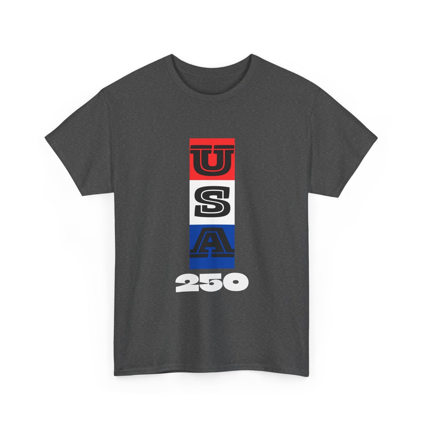 Patriotic USA Unisex Heavy Cotton Tee | USA 250