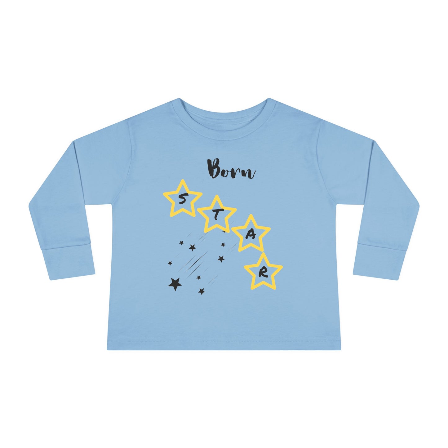 Toddler Long Sleeve Tee - Born Star Graphic Shirt