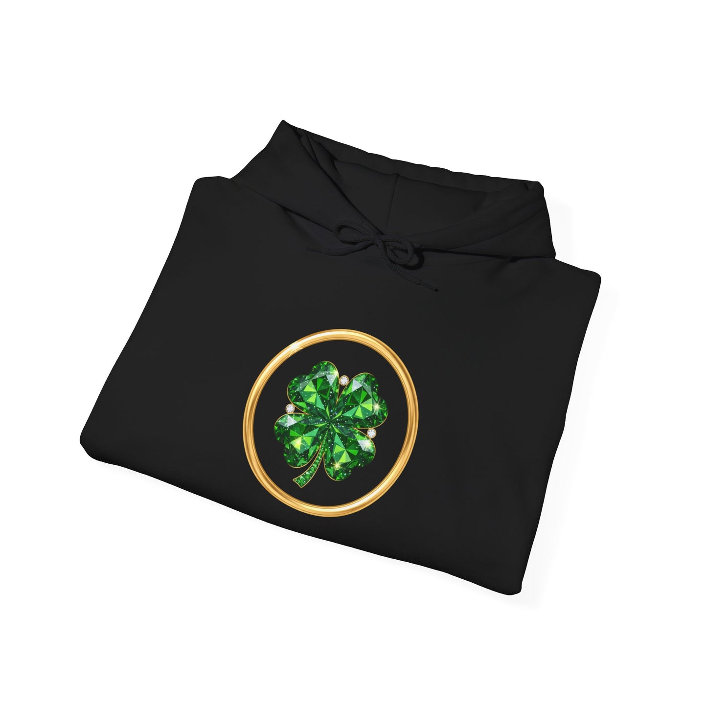 St. Patrick’s Day Lucky Pot Hoodie — Gold Pot of Money Shamrock Sweatshirt