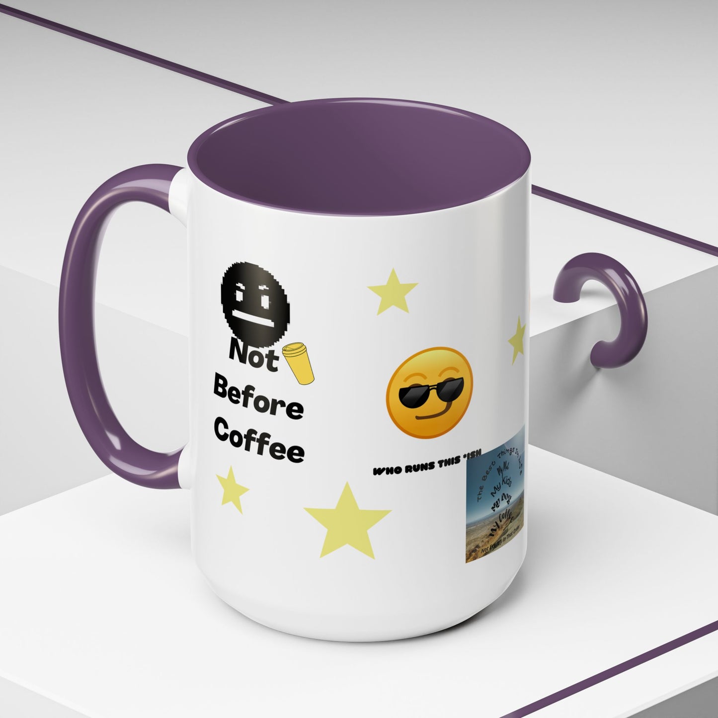 All About Coffee - Coffee Mug — Cute Coffee Quotes Accent Mug (11/15oz)