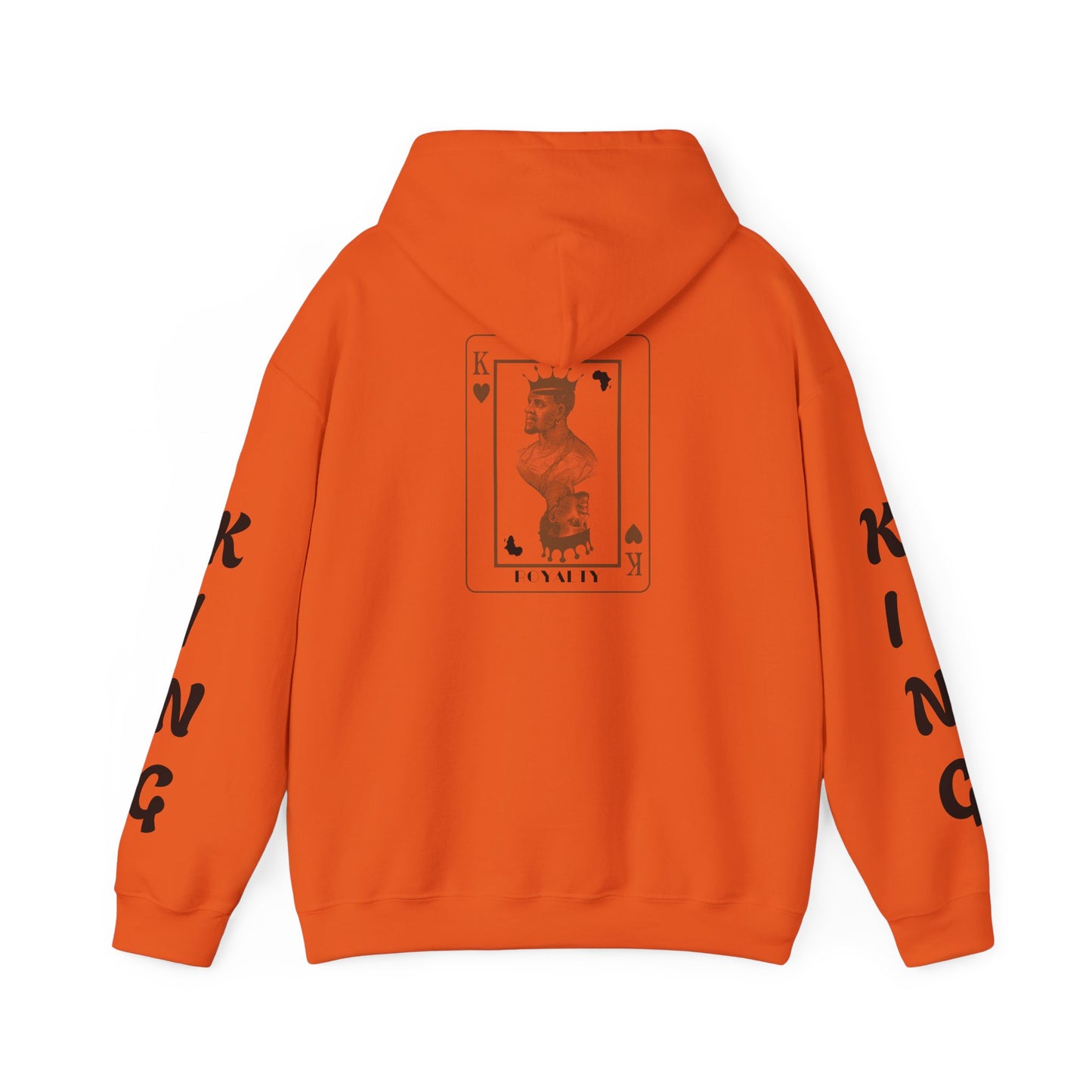 King of Hearts Hoodie — Classical Sculpture Playing Card Sweatshirt