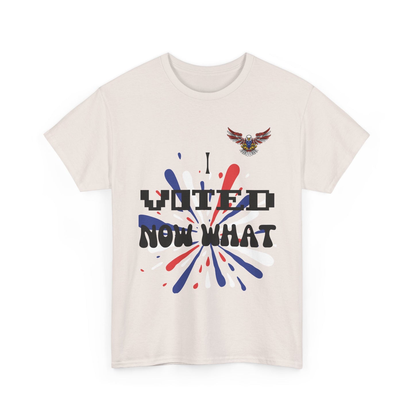 I Voted Unisex Heavy Cotton Tee - Celebrate Voting, Political Humor Shirt, Election Day Apparel, Gift for Voters, Mindful Fashion