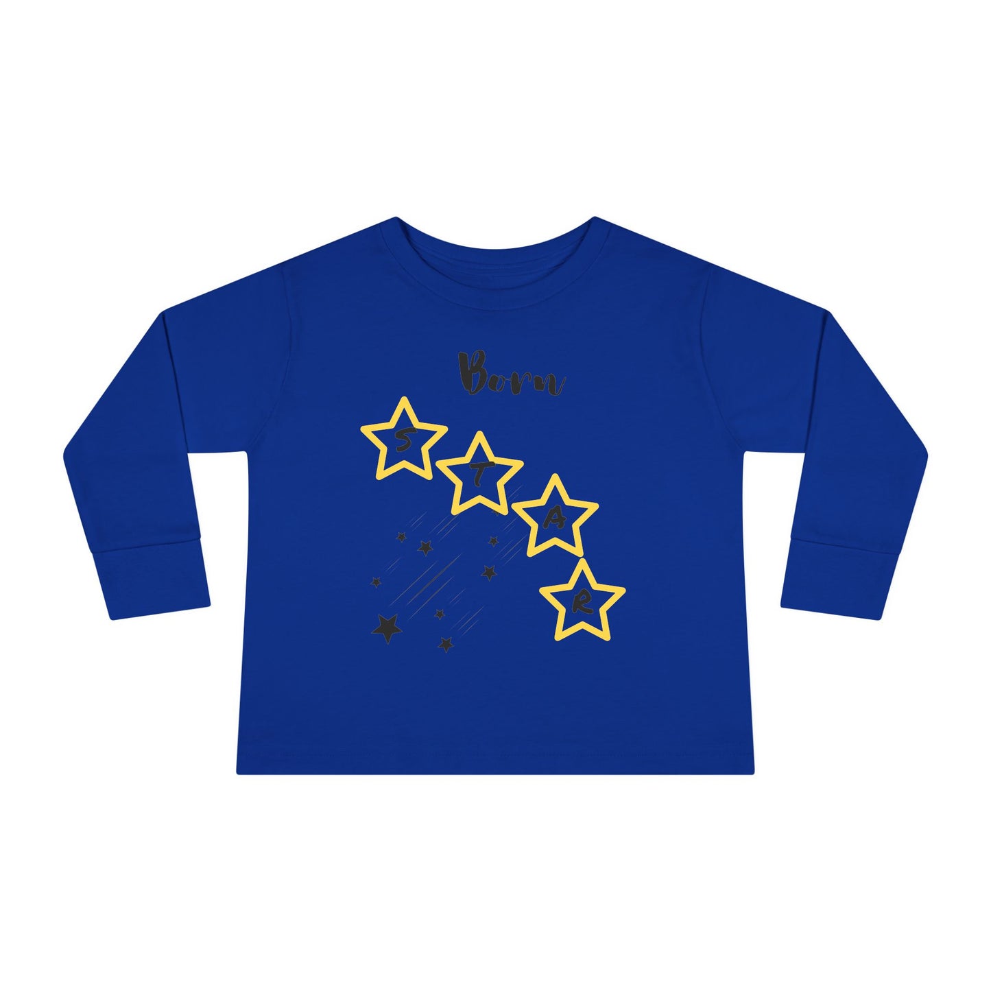 Toddler Long Sleeve Tee - Born Star Graphic Shirt