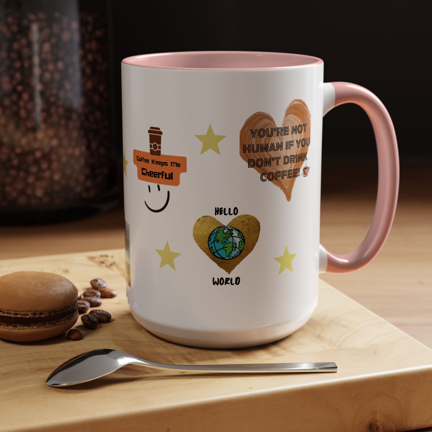 All About Coffee - Coffee Mug — Cute Coffee Quotes Accent Mug (11/15oz)