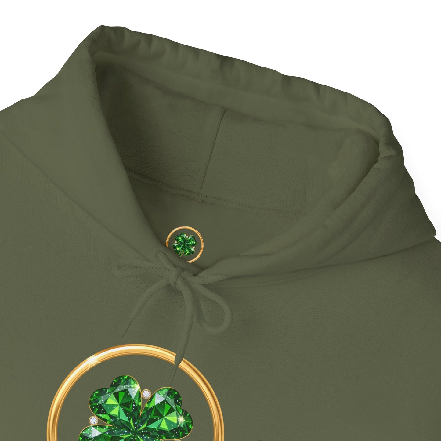St. Patrick’s Day Lucky Pot Hoodie — Gold Pot of Money Shamrock Sweatshirt