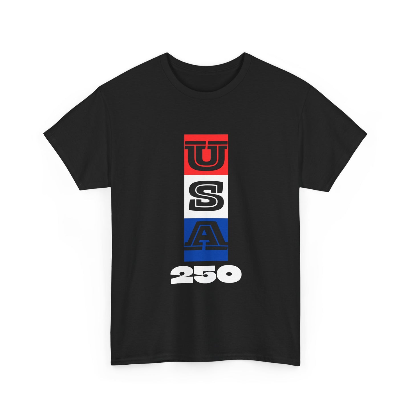 Patriotic USA Unisex Heavy Cotton Tee | USA 250