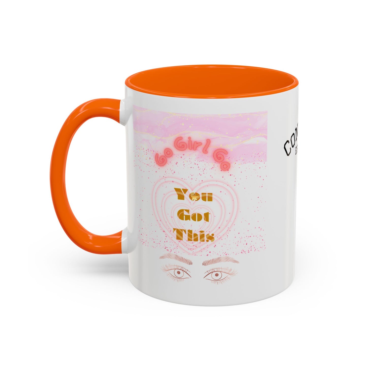 “Go Girl Go - You Got This” Motivational-Congrats Est. 2026 Accent Coffee Mug