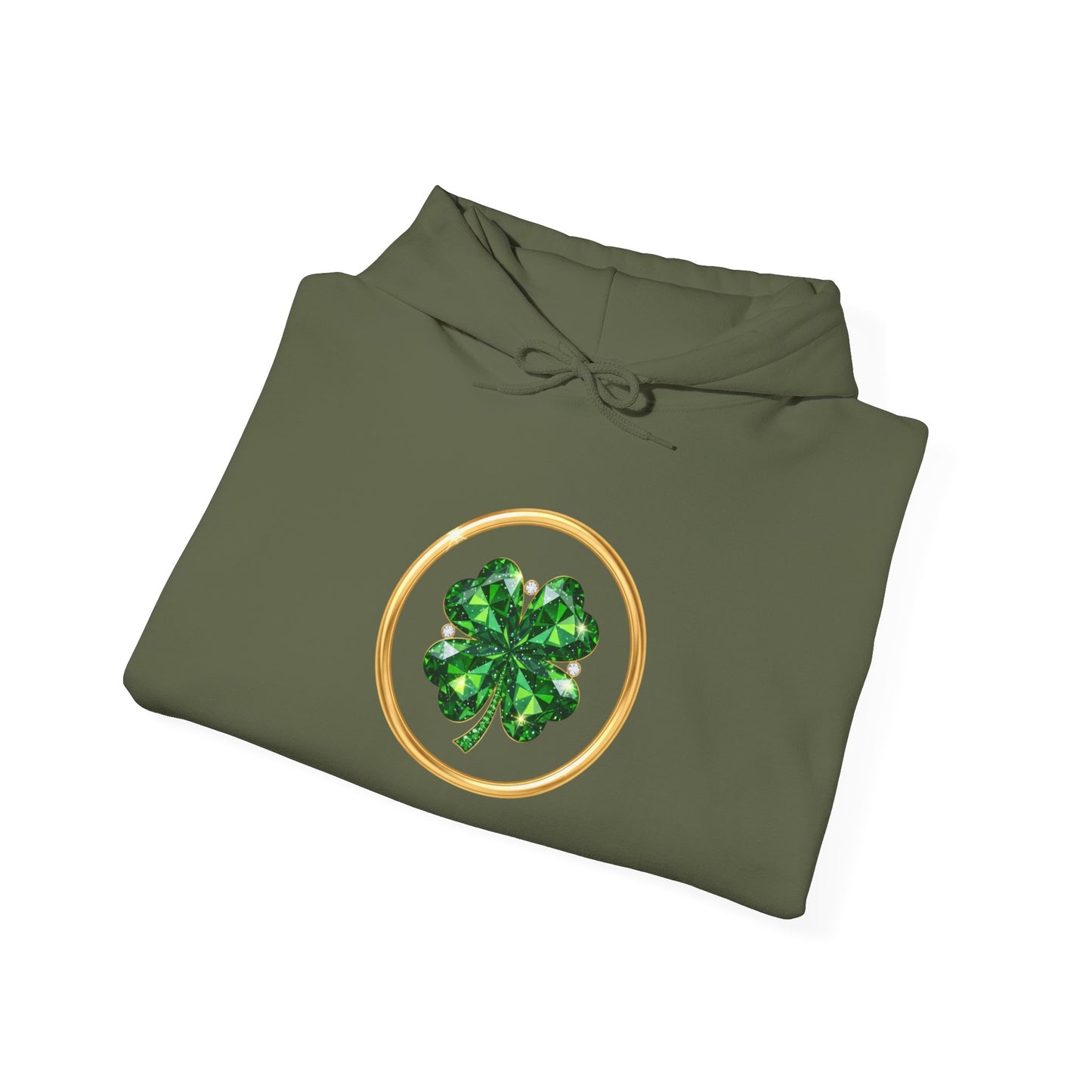 St. Patrick’s Day Lucky Pot Hoodie — Gold Pot of Money Shamrock Sweatshirt