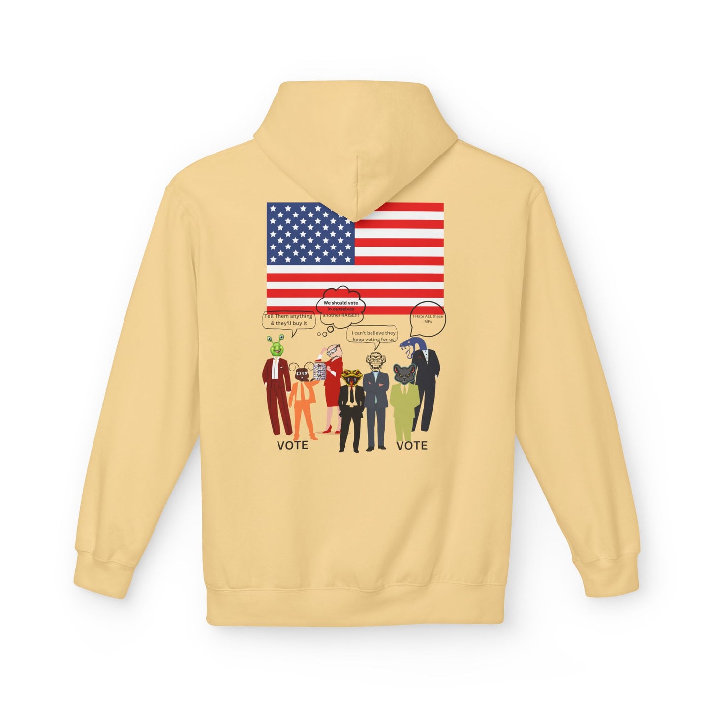 USA University 250 Yrs Hoodie — Patriotic Political Statement Graphic
