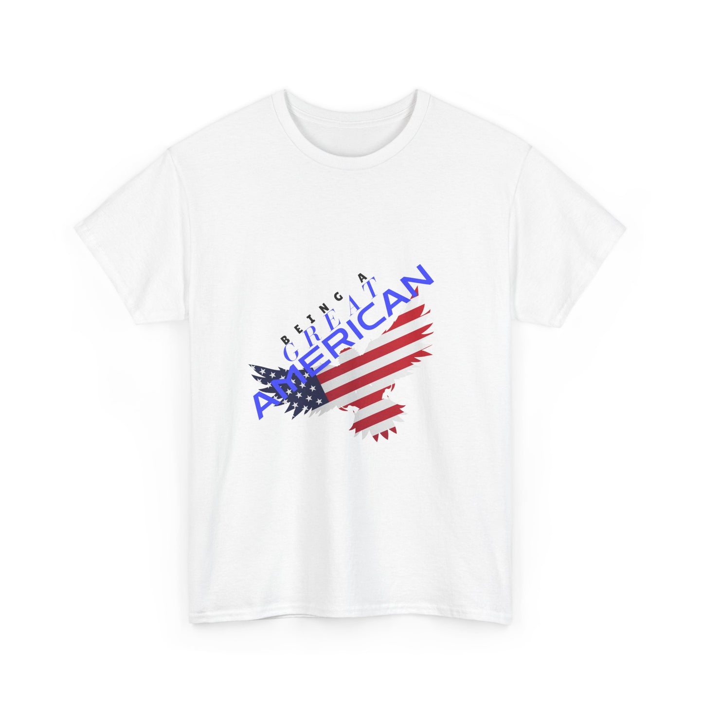 Patriotic American Flag Tee | Unisex Cotton Shirt, American Pride, Casual Summer Wear, Being a Good American Series