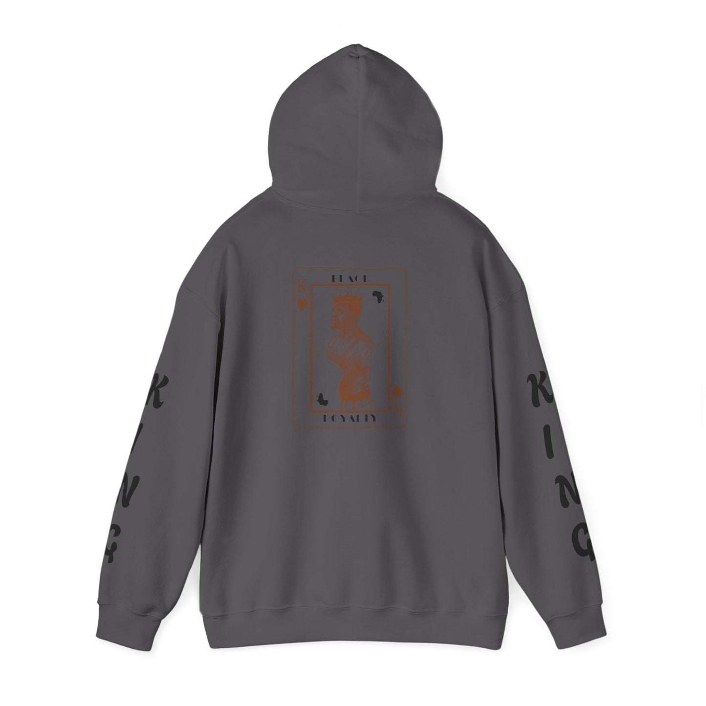 King of Hearts Hoodie — Classical Sculpture Playing Card Sweatshirt