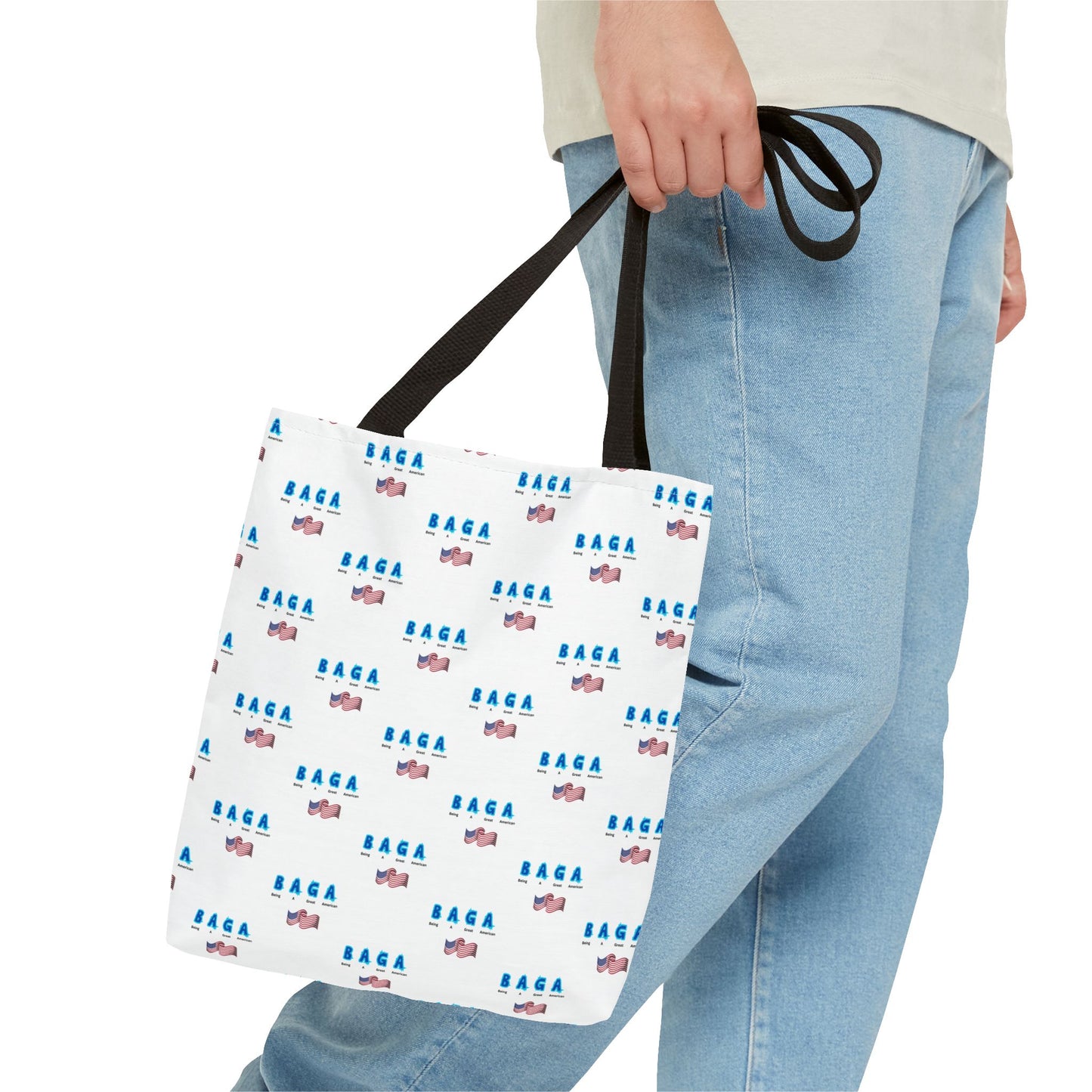 Colorful 'BAGA' Tote Bag (Being A Great American)