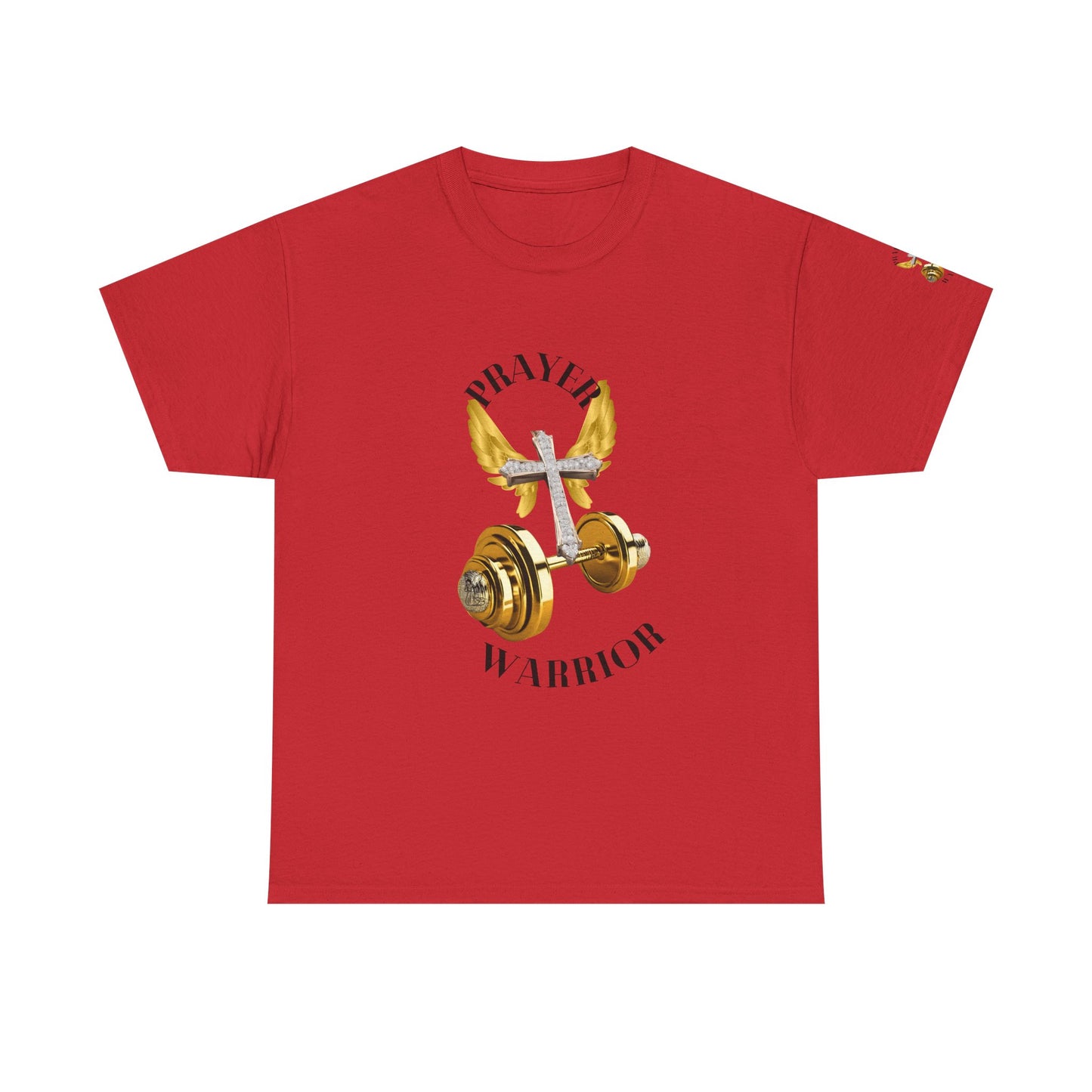 Holy: "Prayer Warrior" - Unisex Heavy Cotton Tee - Motivational T-Shirt (Adults)