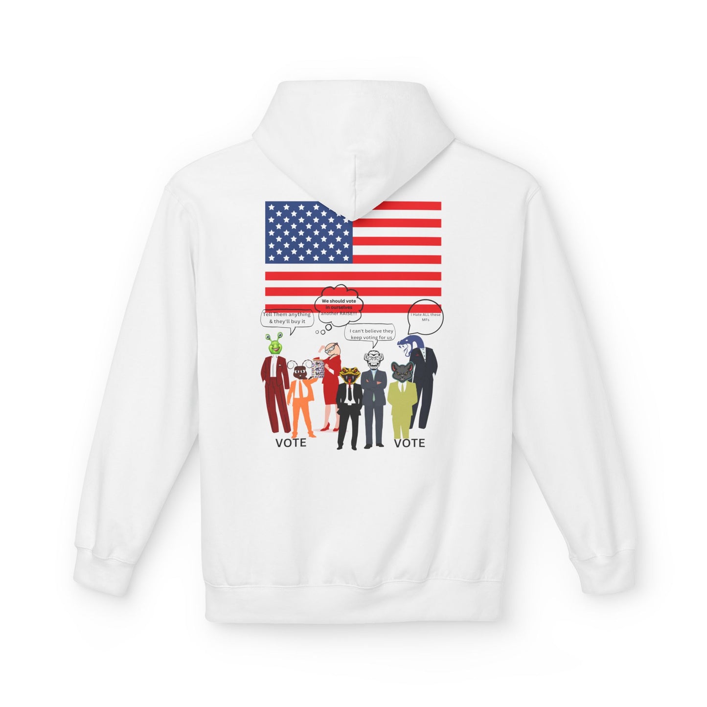 USA University 250 Yrs Hoodie — Patriotic Political Statement Graphic