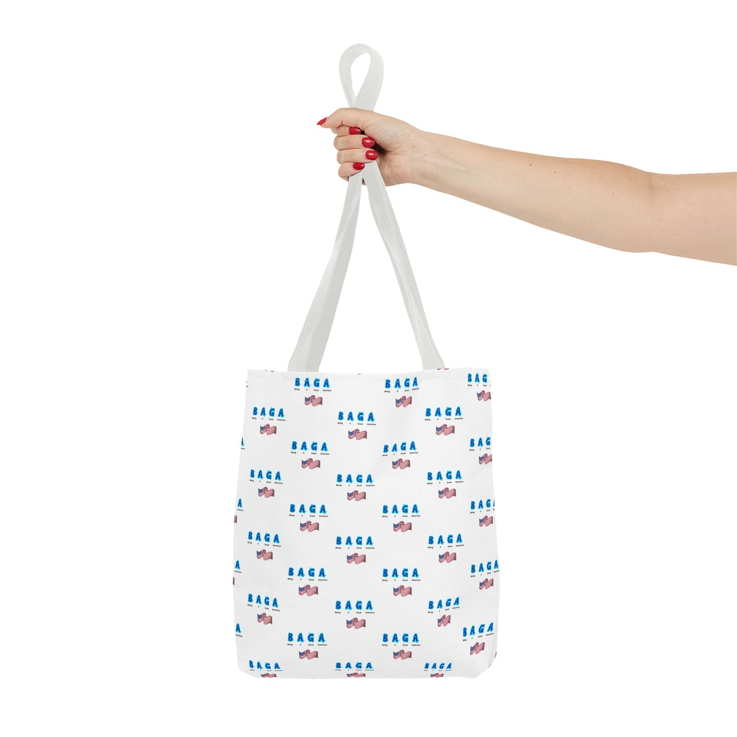 Colorful 'BAGA' Tote Bag (Being A Great American)