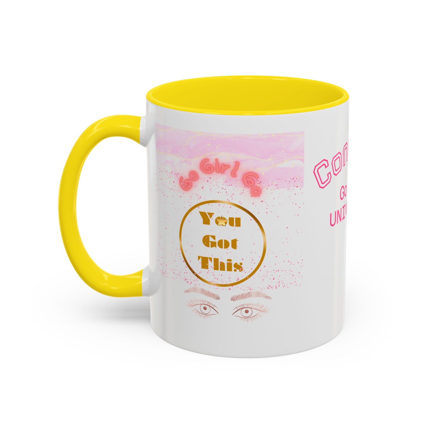 Congrats Go Girl University Accent Coffee Mug — 'You Got This' Women's Celebration Gift