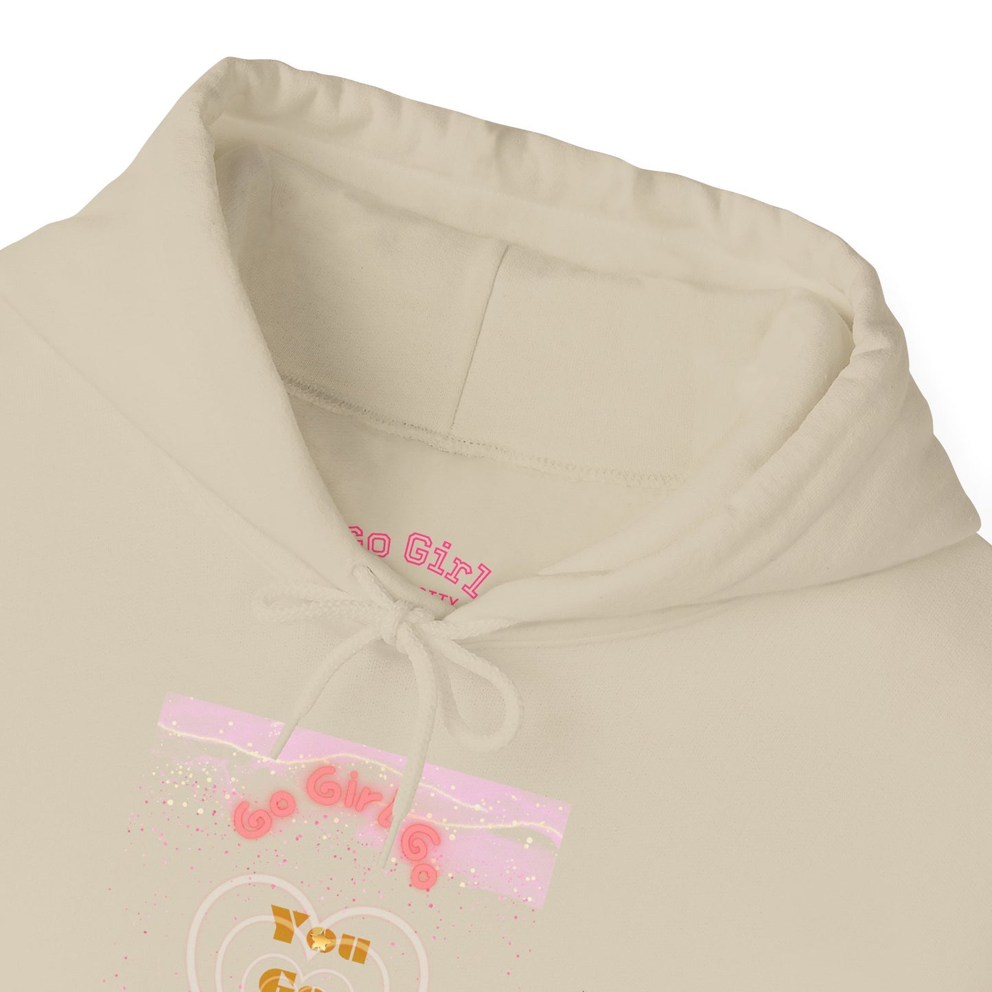 Go Girl University Hoodie — 'You Got This' Motivational Pink Graphic Hoodie