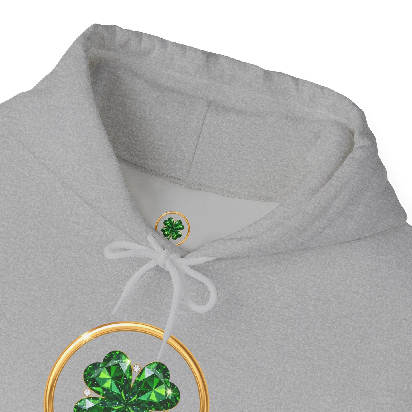 St. Patrick’s Day Lucky Pot Hoodie — Gold Pot of Money Shamrock Sweatshirt