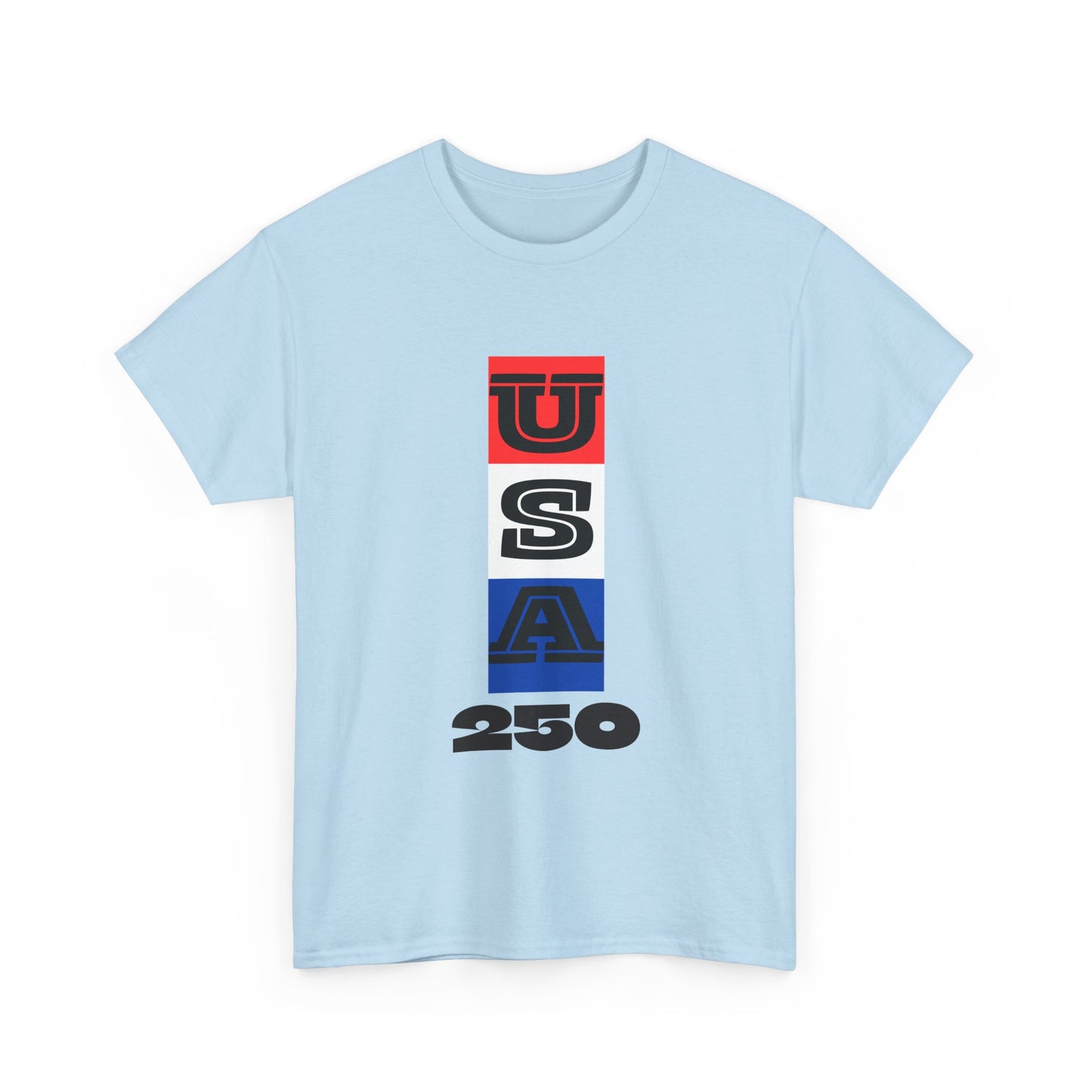 Patriotic USA Unisex Heavy Cotton Tee | USA 250