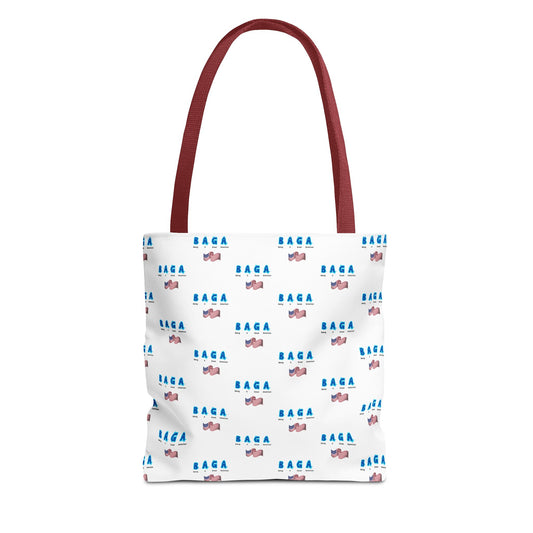 Colorful 'BAGA' Tote Bag (Being A Great American)