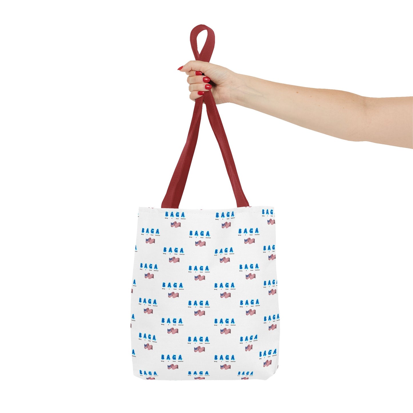 Colorful 'BAGA' Tote Bag (Being A Great American)