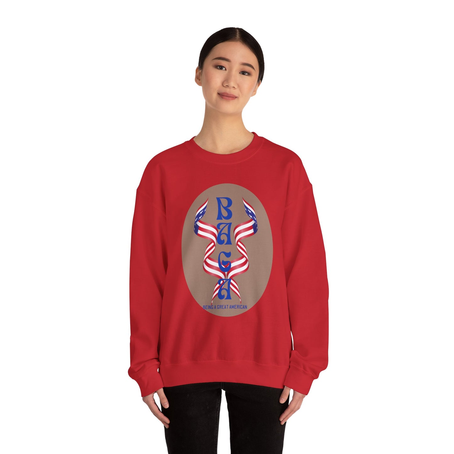 Patriotic Unisex Crewneck Sweatshirt - Being A Great American