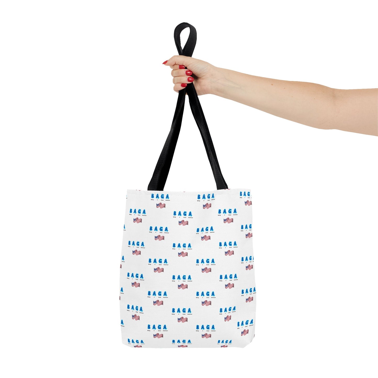 Colorful 'BAGA' Tote Bag (Being A Great American)