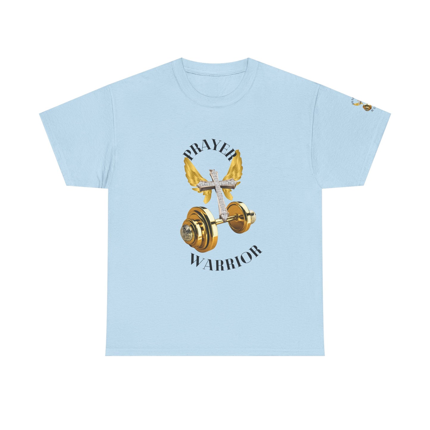 Holy: "Prayer Warrior" - Unisex Heavy Cotton Tee - Motivational T-Shirt (Adults)