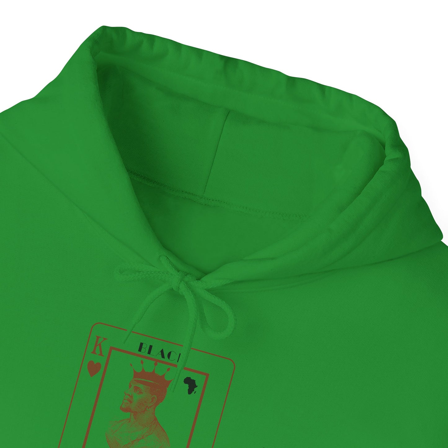 King of Hearts Hoodie — Classical Sculpture Playing Card Sweatshirt