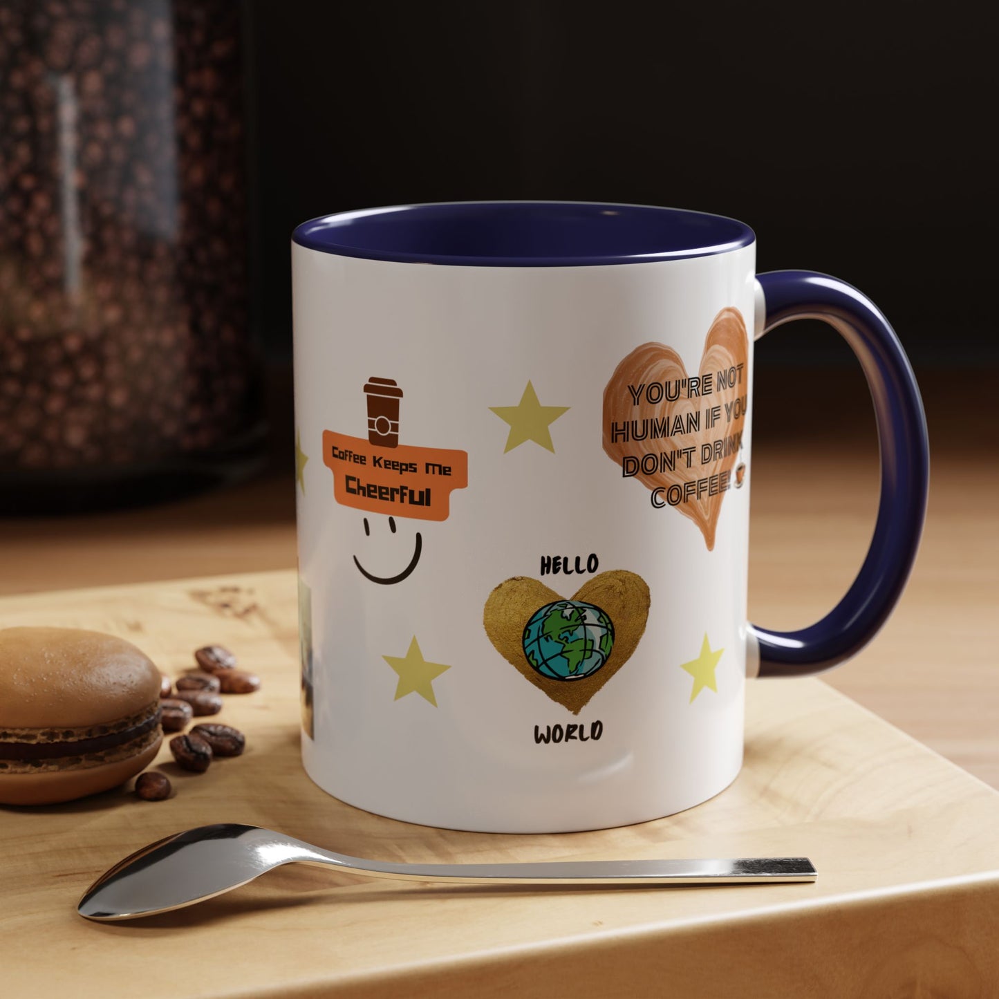 All About Coffee - Coffee Mug — Cute Coffee Quotes Accent Mug (11/15oz)