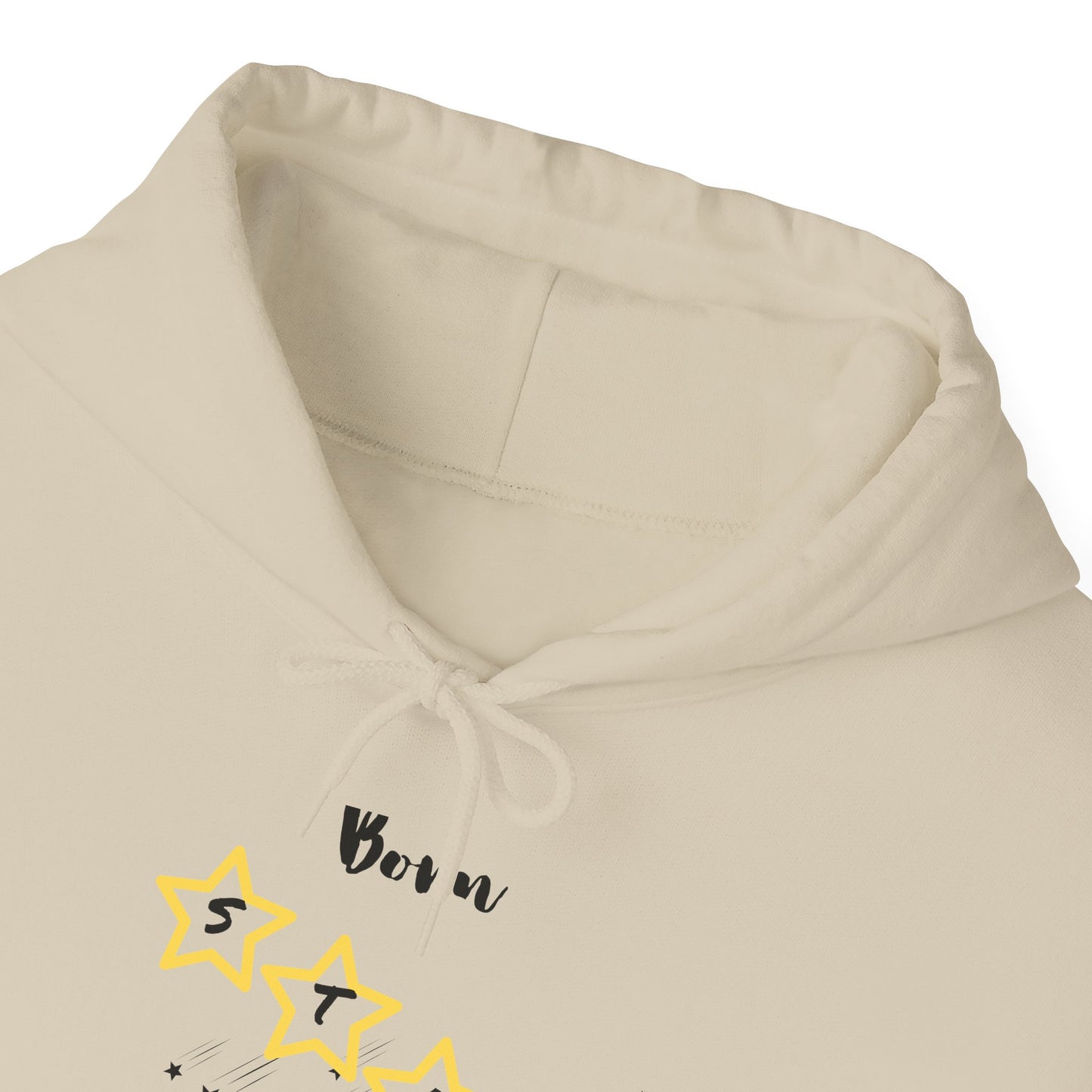 Hoodie — 'Born Star' Minimalist Star Constellation Pullover