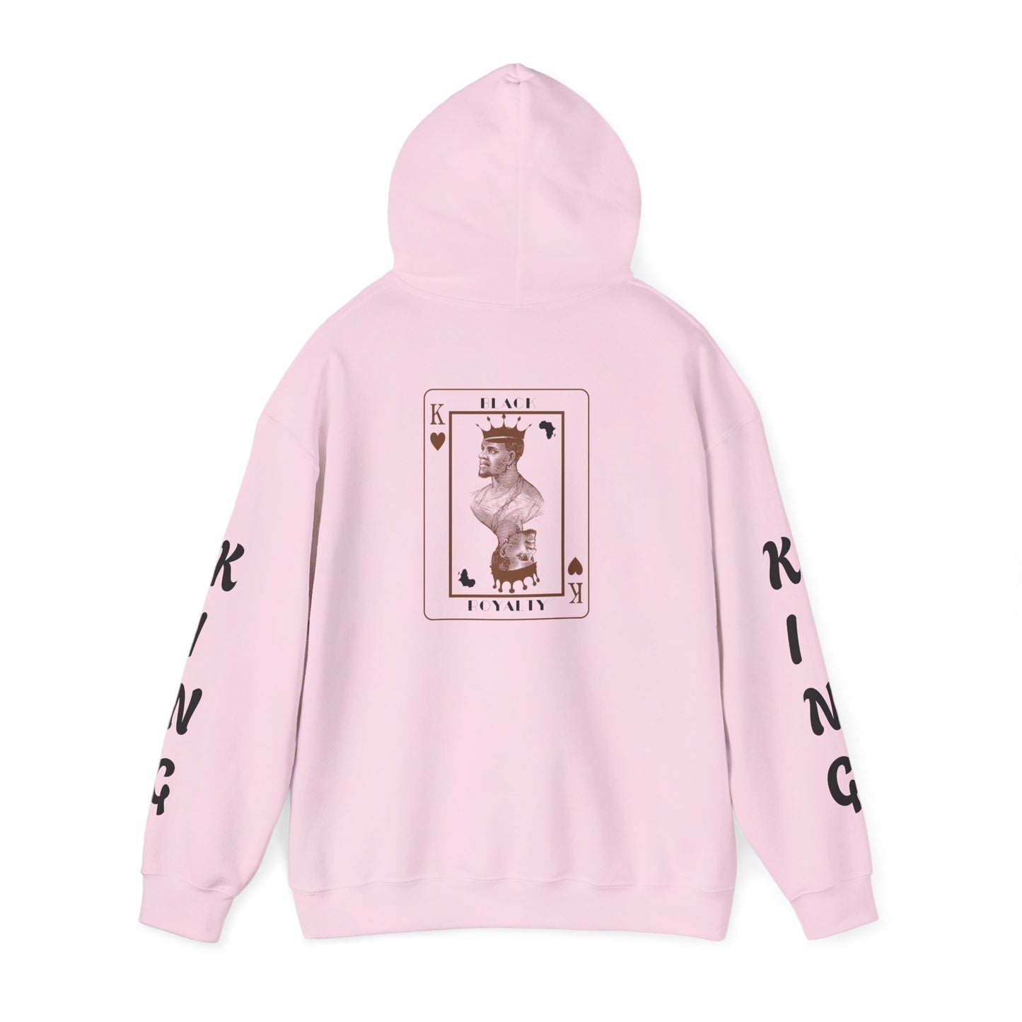 King of Hearts Hoodie — Classical Sculpture Playing Card Sweatshirt
