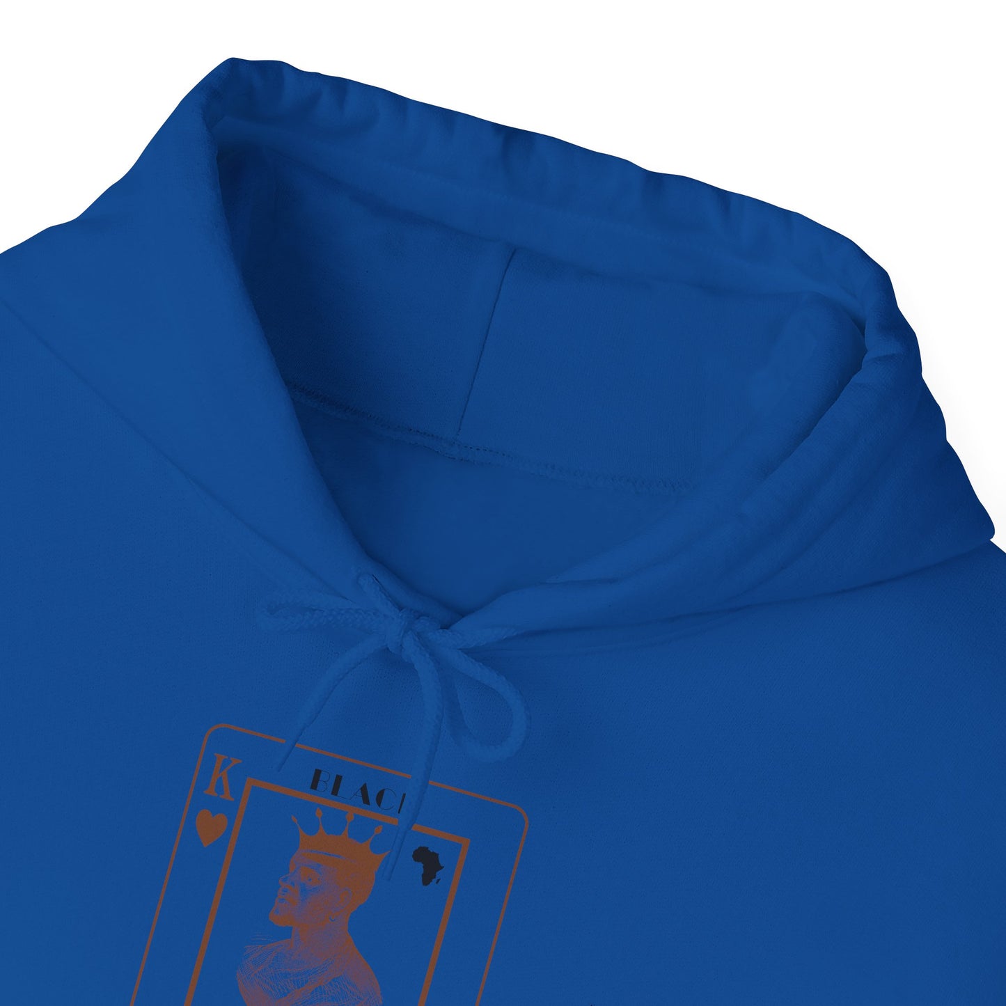 King of Hearts Hoodie — Classical Sculpture Playing Card Sweatshirt