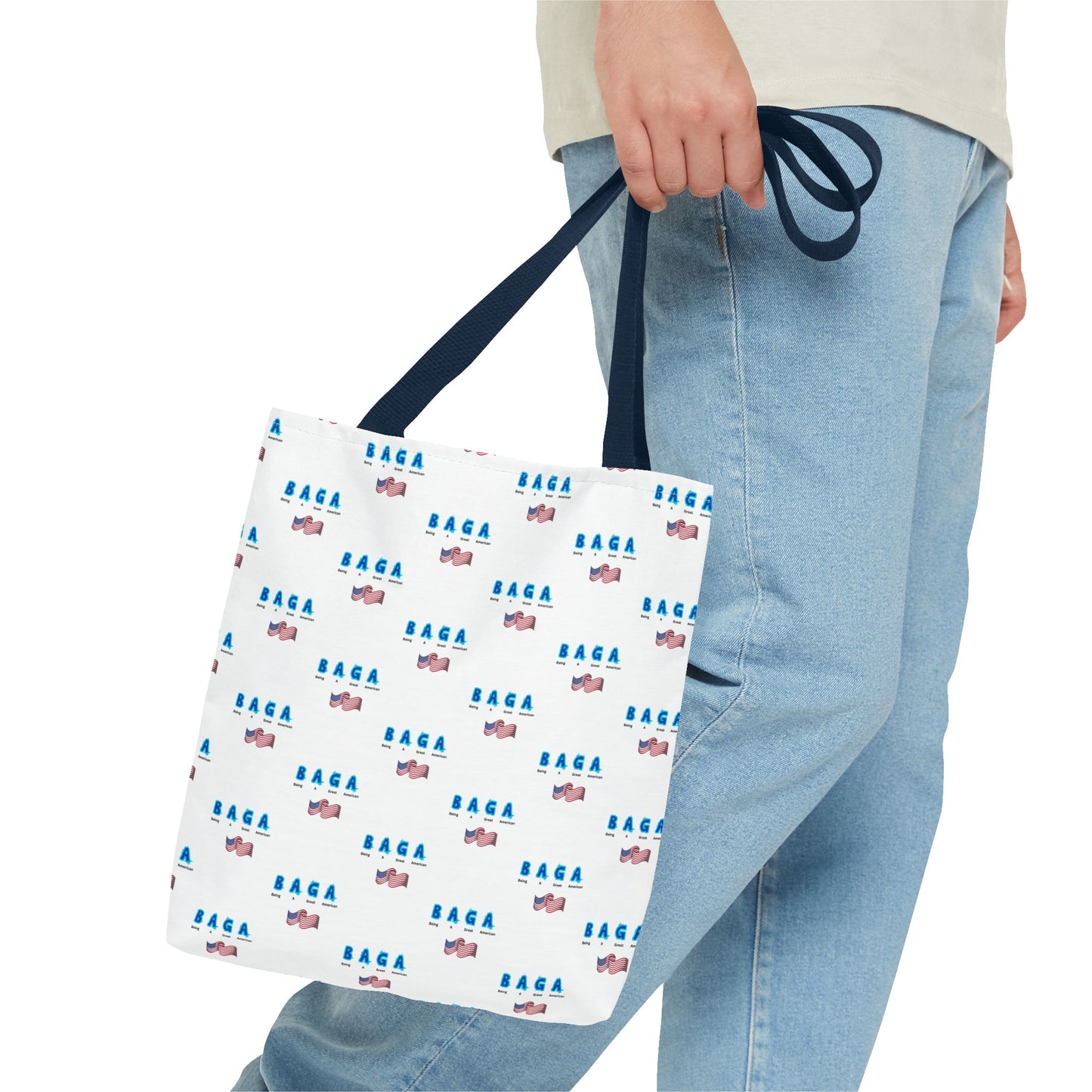 Colorful 'BAGA' Tote Bag (Being A Great American)