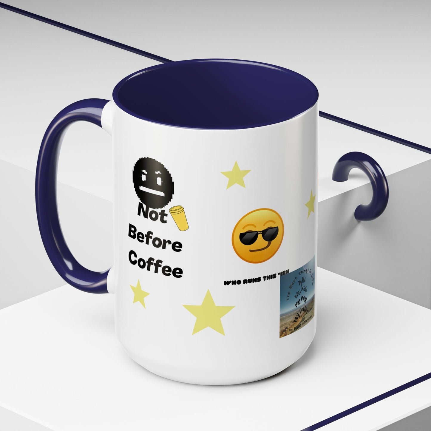All About Coffee - Coffee Mug — Cute Coffee Quotes Accent Mug (11/15oz)