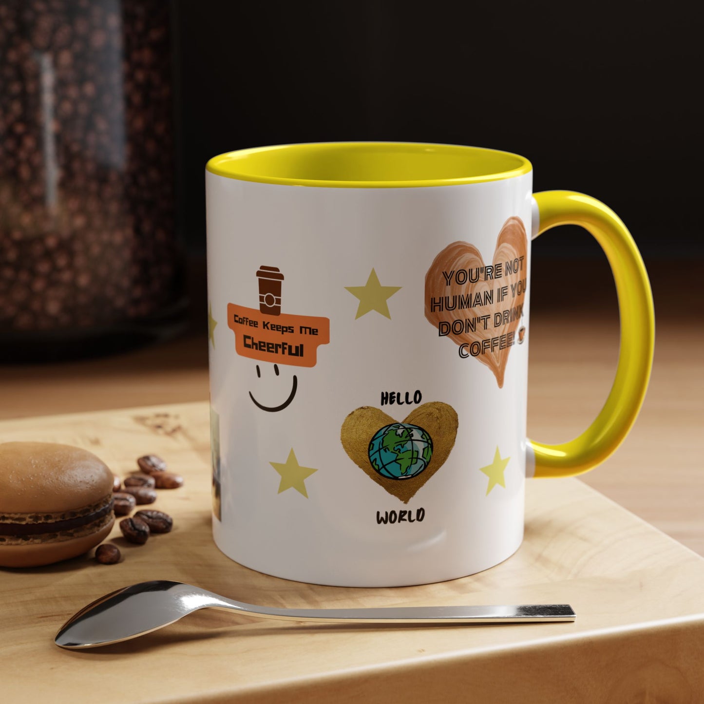 All About Coffee - Coffee Mug — Cute Coffee Quotes Accent Mug (11/15oz)