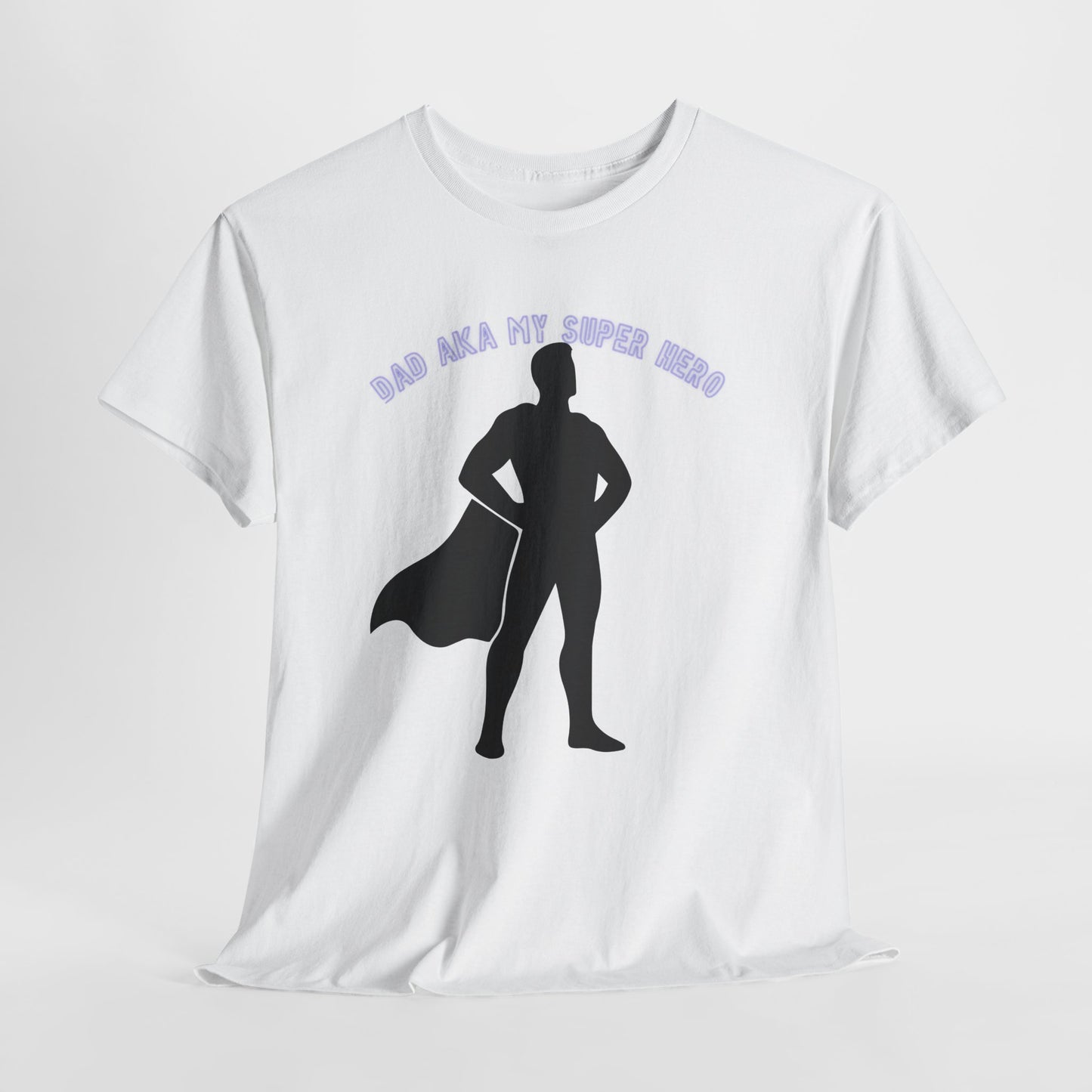 Superhero Dad T‑Shirt – “Dad Aka My Super Hero” Graphic Tee