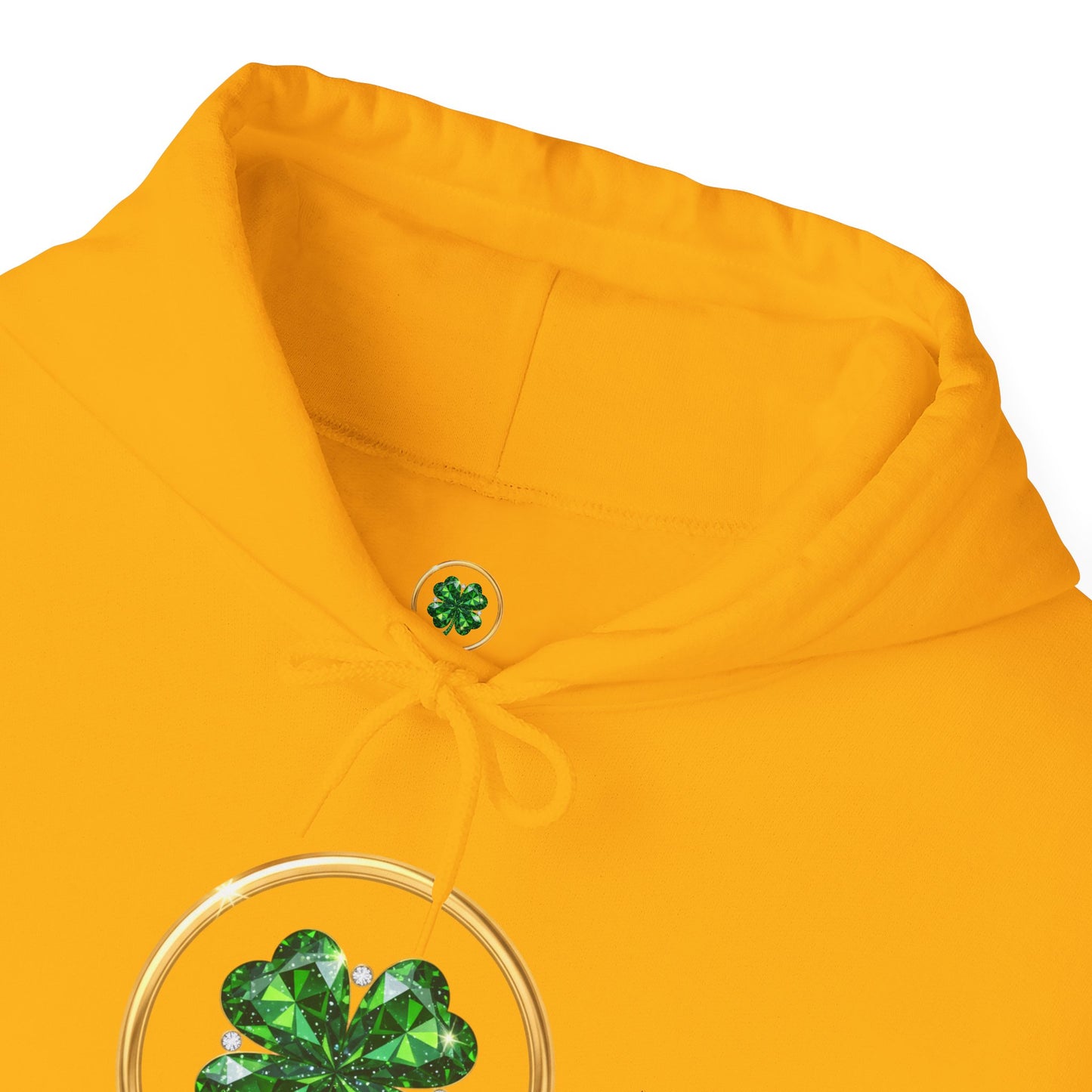 St. Patrick’s Day Lucky Pot Hoodie — Gold Pot of Money Shamrock Sweatshirt
