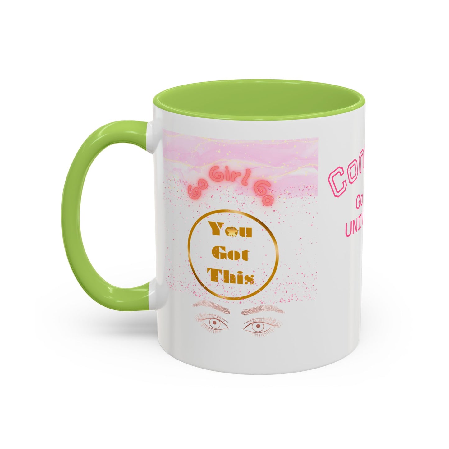 Congrats Go Girl University Accent Coffee Mug — 'You Got This' Women's Celebration Gift