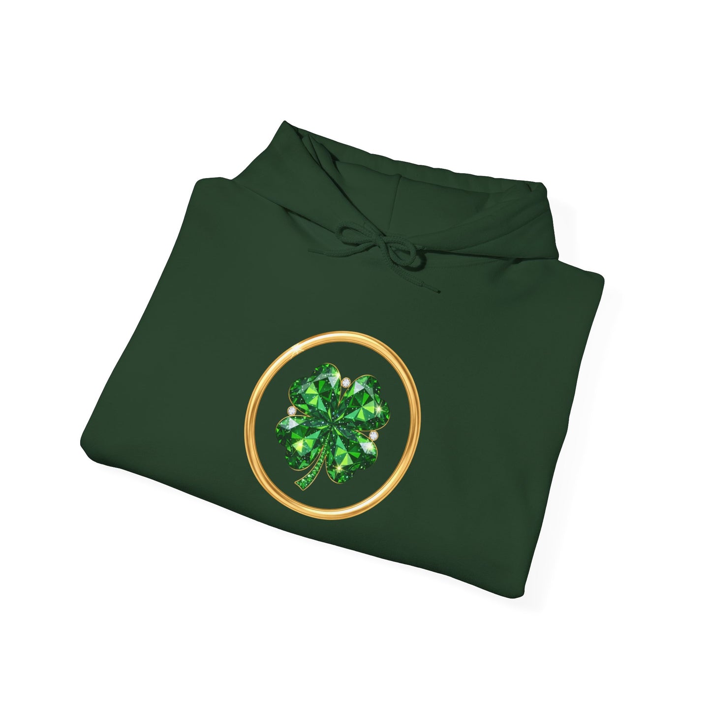 St. Patrick’s Day Lucky Pot Hoodie — Gold Pot of Money Shamrock Sweatshirt