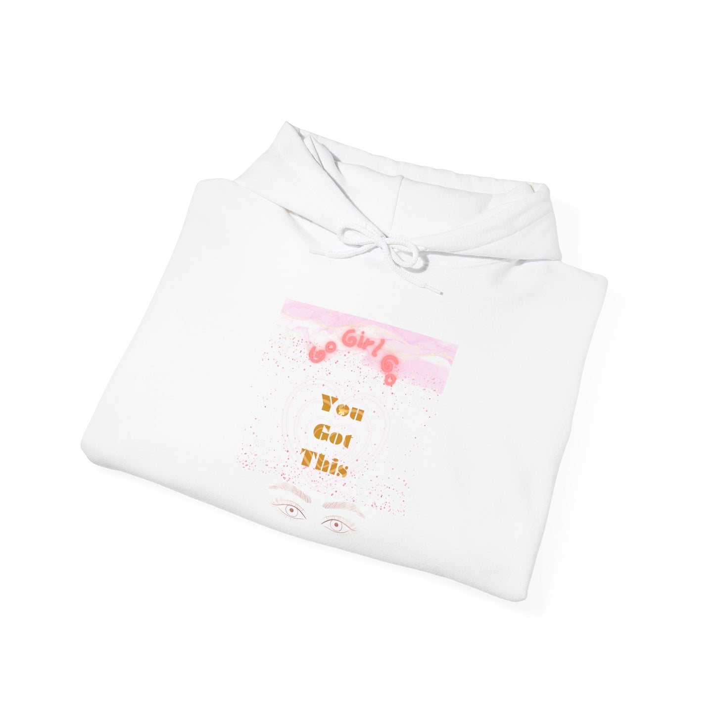Go Girl University Hoodie — 'You Got This' Motivational Pink Graphic Hoodie