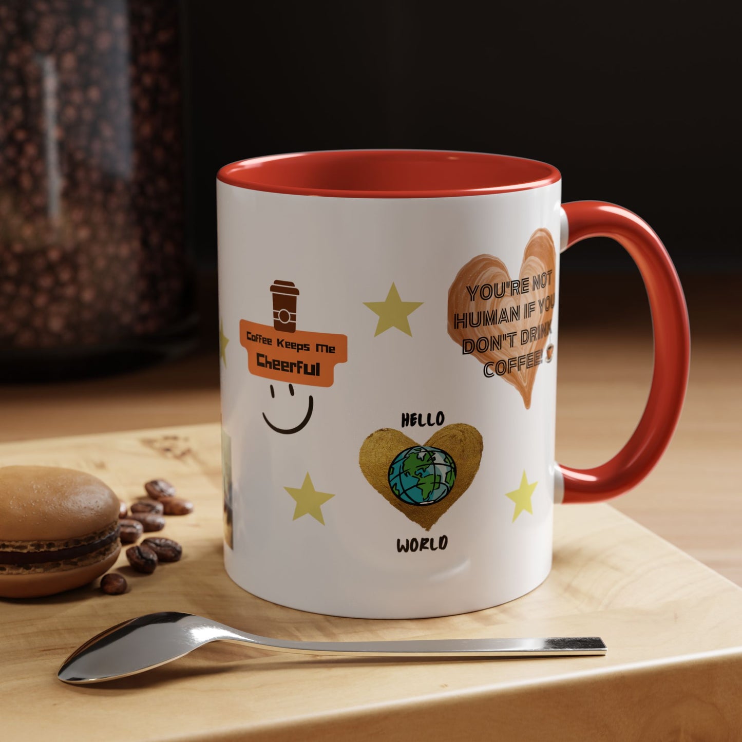 All About Coffee - Coffee Mug — Cute Coffee Quotes Accent Mug (11/15oz)