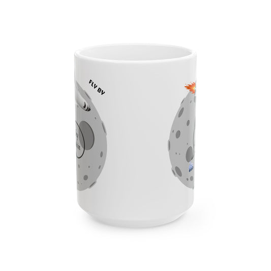 Cute Space Themed Ceramic Mug  (11oz, 15oz)