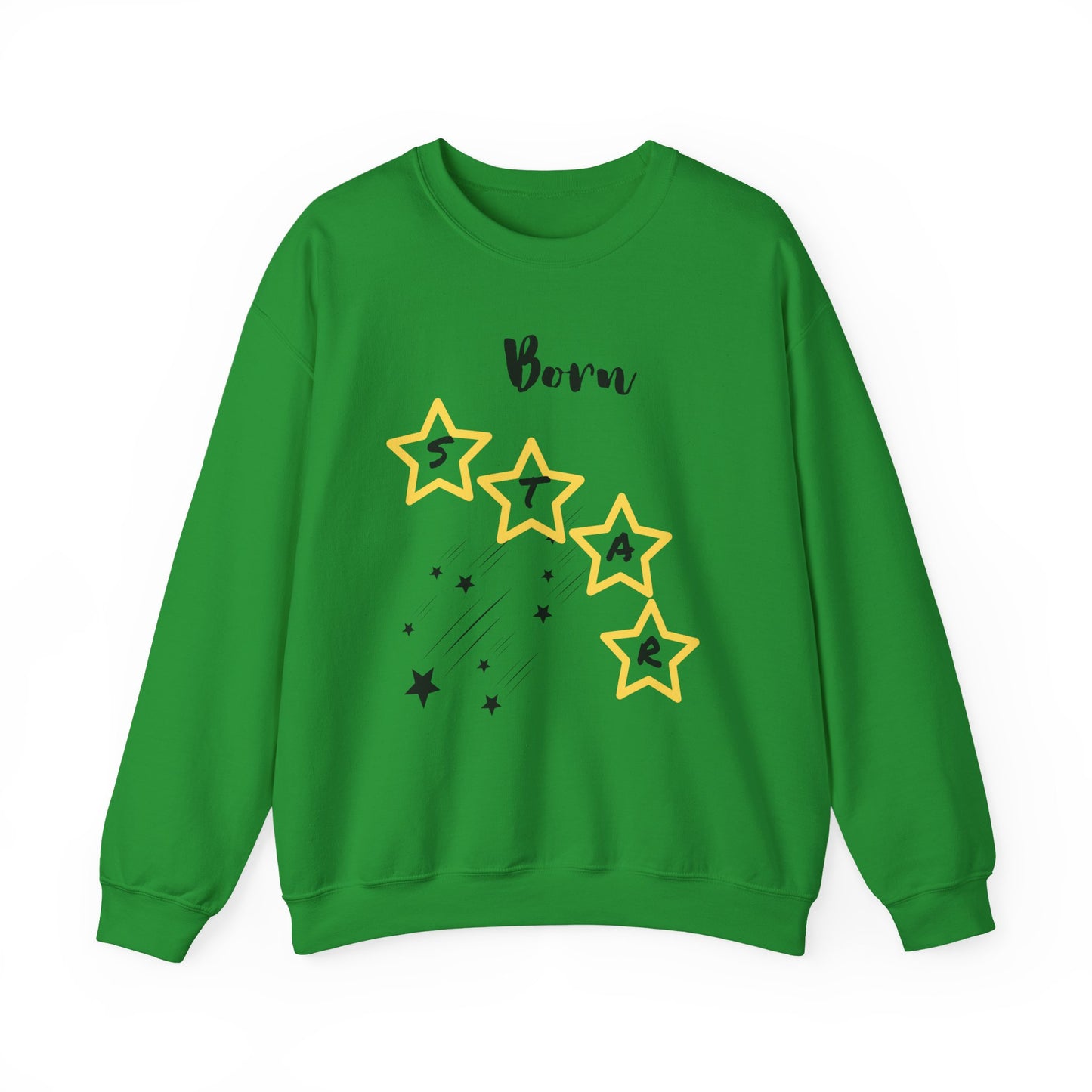 "Born Star' Unisex Heavy Blend™ Crewneck Sweatshirt - Cozy Inspiration for Every Occasion