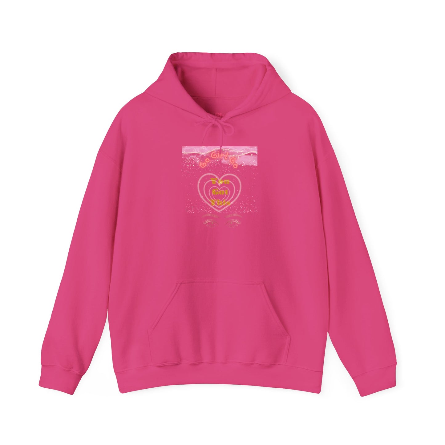 Go Girl University Hoodie — 'You Got This' Motivational Pink Graphic Hoodie