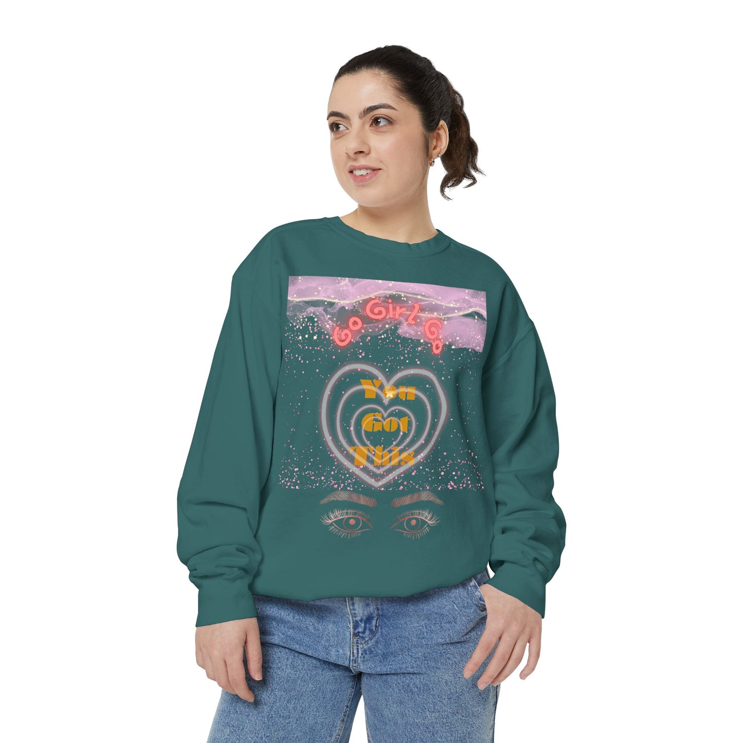 Go Girl Sweatshirt — 'You Got This' Motivational College Crewneck Sweatshirt